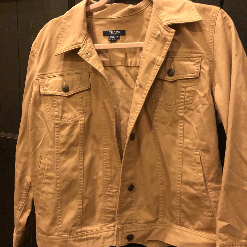 Tan chaps jacket
